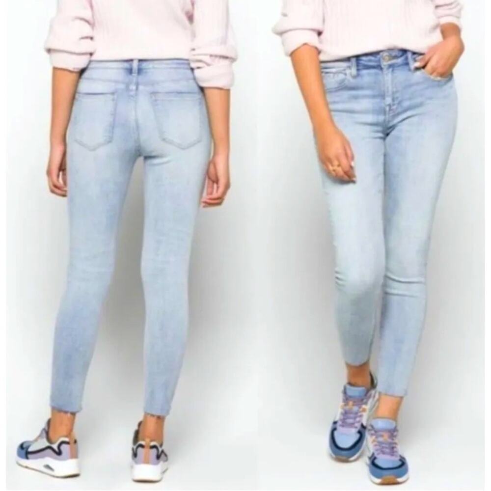 NWT Pistola Arielle skinny scissor cut hem jeans in No Pressure wash